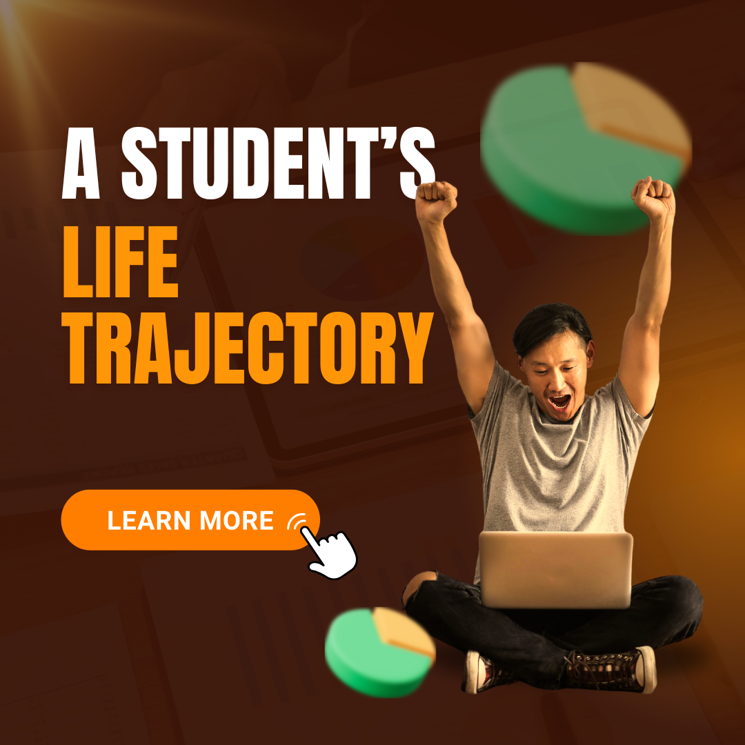 Black and Orange Simple Grow your business Instagram Post