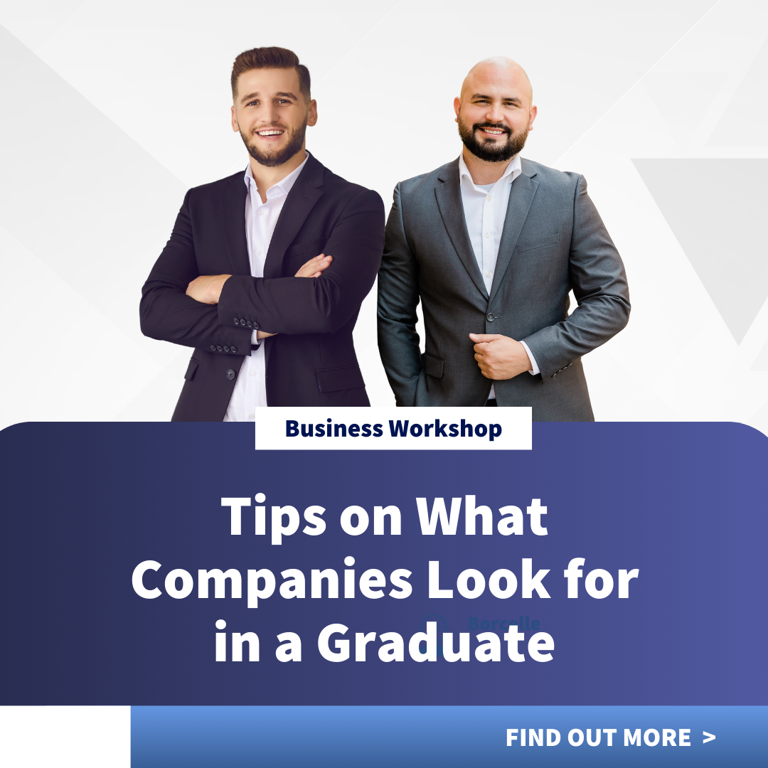 Blue and White Modern Live Event Business Workshop Instagram Post